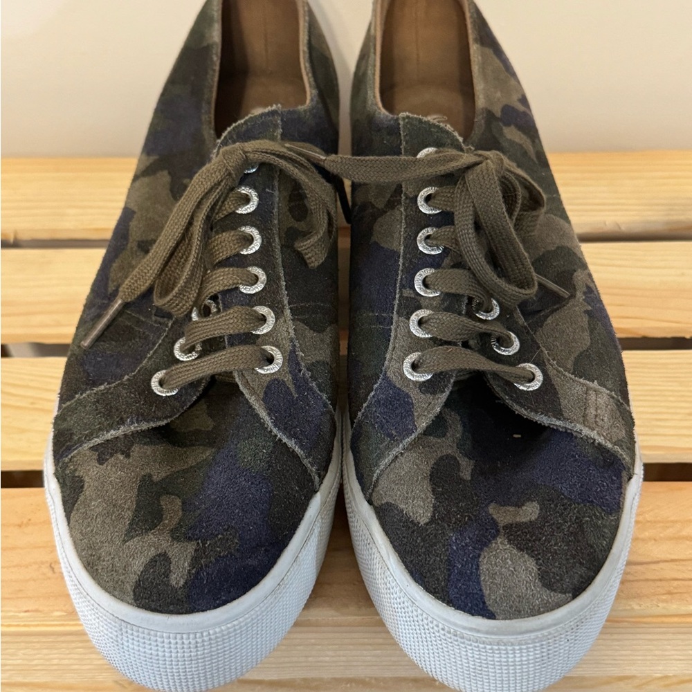 Superga Suede Camouflage Sneakers